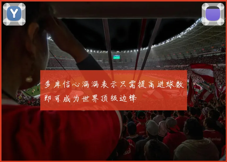 多库信心满满表示只需提高进球数即可成为世界顶级边锋